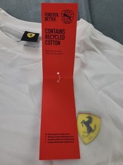 PUMA Scuderia Ferrari F1 Racing Graphic White T-Shirt Men’s Size Medium NWT