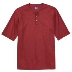 Westport NWT Men’s No-Tuck LustreTech Stretch Cotton Short Sleeve Henley Shirt