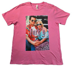 True Romance Inspired Graphic T Shirt Pink Bootleg Movie Tee 90s FUCT