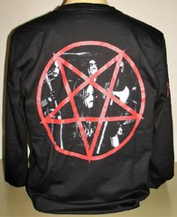 Emperor Rider Pentagram Long Sleeve T-Shirt Sz S M L XL 2XL 3XL Black Metal Band