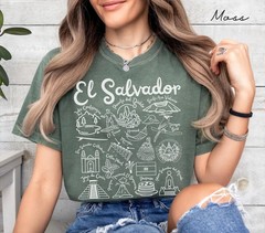 El Salvador Mass Shirt Gift Travel El Salvador Trip Lovers Souvenir Tee
