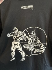 Spiderman public enemy punisher asm 129 brand new day t shirt t-shirt black