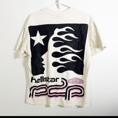 Hellstar Pink Sports Logo Men’s Medium T-Shirt With AUTHENTIC NFC Tag Black Pink