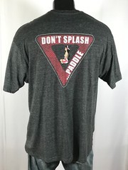HINANO Tahiti SHIRT 2XL Dont Splash.. Paddle Gray 2-Sided RARE