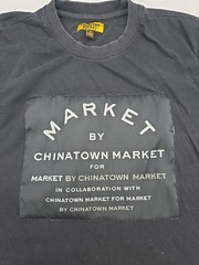 Market By Chinatown Market Black T-Shirt Men Medium Collaboration Tee.#44895
