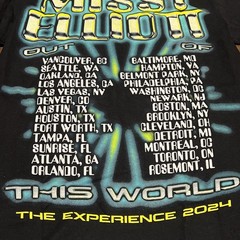 Missy Elliott Rap T-Shirt Supa Dupa Fly 2024 Tour Hip Hop Music Concert Tee Med
