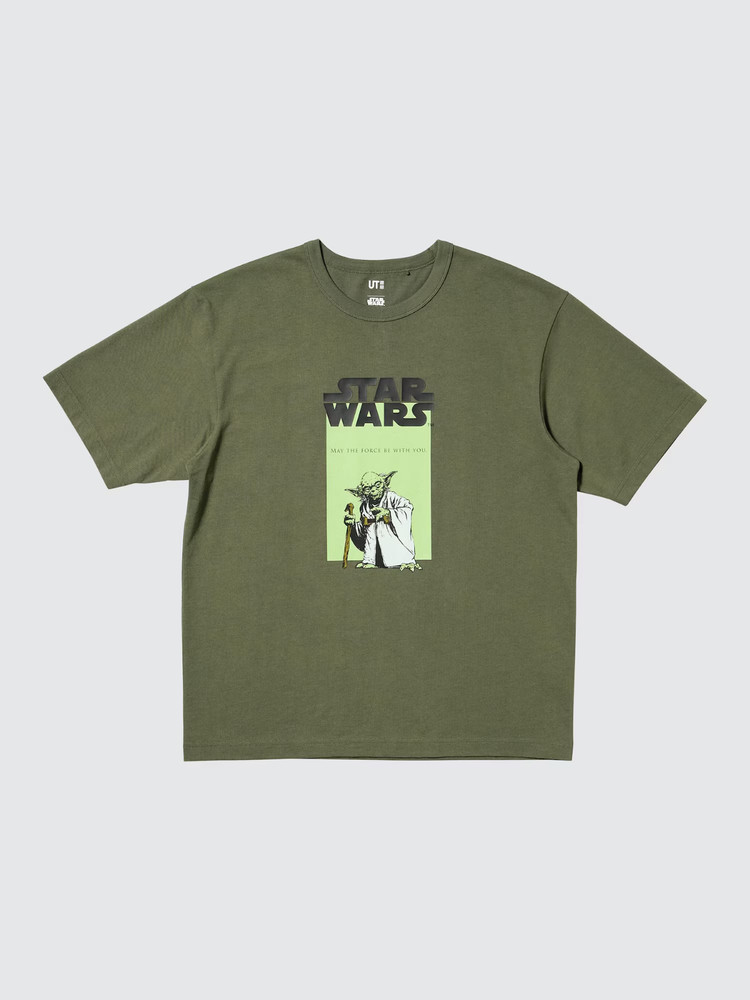 UNIQLO UT STAR WARS Yoda T-Shirts 487466 DARK GREEN Japan NEW 2026