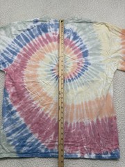 Sundog T-Shirt 2XL Multicolor Spiral Tie Dye Pastel Rainbow Hand Dyed Tee Cotton