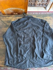 TacVasen Men’s Tactical Long Sleeve Quick Dry Cargo Work Shirt Black Size XL