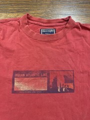 Y2K Thrashed Abercrombie & Fitch Mens XL T-Shirt Vtg USA Made Indian Grunge Punk