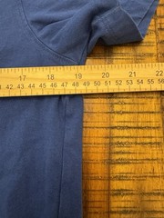 LP Jeans Graphic Print Louis Philippe Sz Large Blue T Shirt