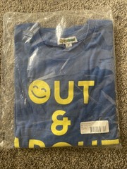 Tipsy Elves Pride Tee “Out & About ” T-Shirt Cotton Poly Tri-blend Medium NWT