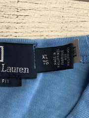 Polo Ralph Lauren Shirt Mens XL Blue Polo Track 067 Graphic Crewneck Tee Casual