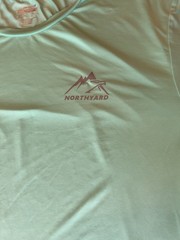 Northyard Men Mint Green XL Shirt Sleeve Tshirt With Logo Preowned