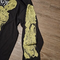 Vintage 2009 Adult Swim Metalocalypse Dethklok Long Sleeve T Shirt Black 2XL Ban