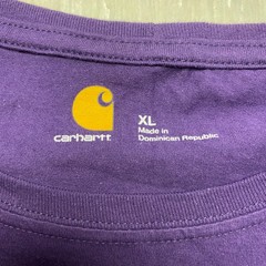 Carhartt Built for Strength T-Shirt Mens XL Purple Graphic Print Cotton Comfort