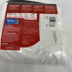 Mens XL/XG Hanes Tagless TShirts 2 Pack White Comfort Soft Wicking Fabric SEALED