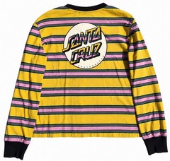 VINTAGE Santa Cruz Mens Long Sleeve Shirt Size M Skateboarding Brand L@@K!