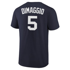 Joe DiMaggio T-Shirt New York Yankees Player Name and Number Soft Jersey Tee