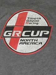 Toyota Gazoo Racing SONOMA GR CUP Gray Mens Double Sided Shirt 3XL Used