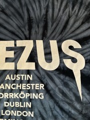 Kanye West Yeezus Tour T Shirt Tie Dye Grim Reaper Wireless Festival