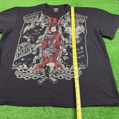 Distressed British Rock Legend Rebel Cause Graphic T-Shirt Men’s Size 3XLarge