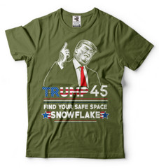 Donald Trump Find Your Safe Space Snowflake 2024 President Election Funny shirts