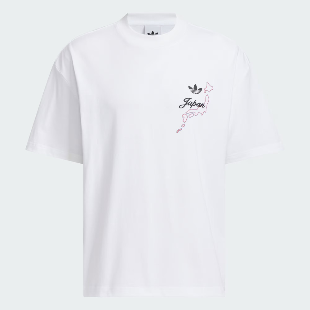 adidas Originals Japan Short Sleeve Shirt White KR3675 J-XS~J-5XL new from japan
