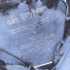 Wizarding World Of Harry Potter Adult Large Blue Black Tie-dye Ravenclaw Shirt