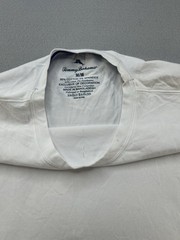 Tommy Bahama Men Shirt White M Cotton Spandex Lounge Sleepwear NWOT Marlin Logo