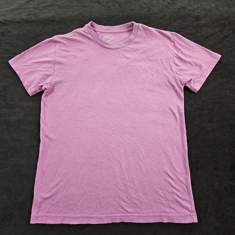Fresh Clean Tees Light Purple Short Sleeve Cotton Blend T-Shirt Men’s M
