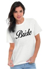 Bride To Be Bachelorette Party Wedding Gift Womens Graphic Crewneck T Shirt Tee