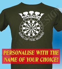 Darts Player Personalised T-Shirt Men Women King Queen Darts Many Sizes Colours