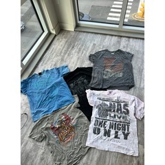 Graphic Band Tee Wholesale Lot Nirvana Dolly Parton Guns N Roses 2Pac 25 Shirts