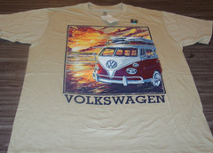 VW VOLKSWAGEN BUS Vehicle Beach T-Shirt MENS MEDIUM NEW w/ TAG Van