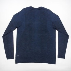 Lululemon Metal Vent Tech 2.0 Blue Crew Neck Long Sleeve Running T-Shirt L Large