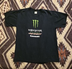 Vtg Y2K Pro Circuit Monster Energy Kawasaki Motocross Supercross T Shirt Large