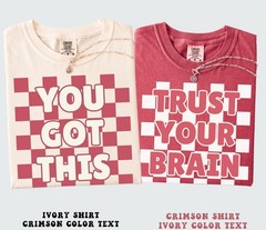 You Got This Teacher Shirt, Comfort Colors Test Day Tee, Group Exam Shirts
