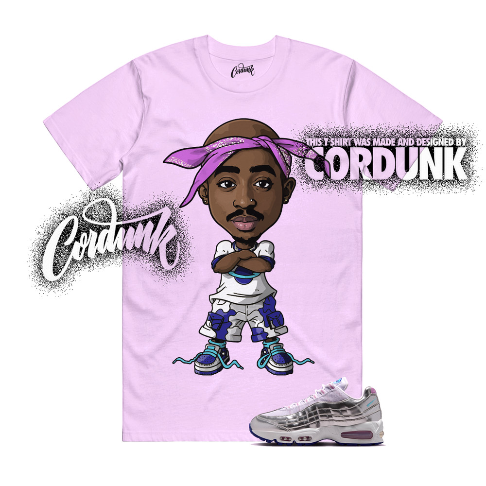 Air Max 95 Big Bubble All Star Chrome Barely Grape T Shirt Match CP