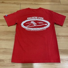 CHEATER FIVE SURFBOARDS S/S TEE Surf North Shore Hawaii Red sz S t-shirt