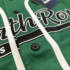Death Row Records Baseball Jersey Mens XL Snoop Dog Button Hip Hop New With Tags