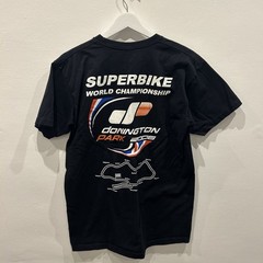 Superbike Donington Park 2008 T Shirt Mens Medium Black Graphic Cotton