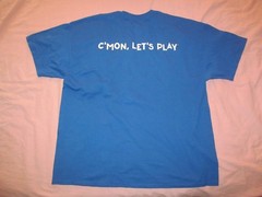 TOYS ‘R US C’mon Let’s Play Blue Staff T shirt Men’s size 2XL 25 x 31 inches