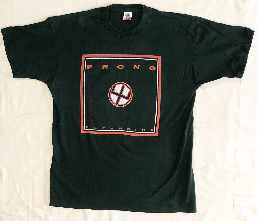 90’s Prong Shirt Cleansing 1994 Tour Dates Size XL 2-sided