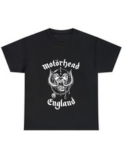 Motorhead England Band Graphic Tee Rock Music Casual Short Sleeve T Shirt