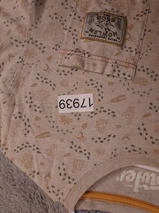 Howler Bros Shirt Mens Large Southwestern Graphic Geometric Tan Crew Neck EUC L