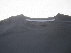BCG Shirt Mens Large Black Athletic Gym Short Sleeve Polyester Spandex Crew Neck