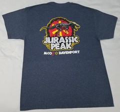 Walmart Jurassic Peak Davenport Florida Employee shirt LARGE L store park MCO