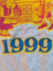 Hanes Beefy-T Vtg 1999 Oktoberfest Double-Sided Graphic Gray Men’s L Tee