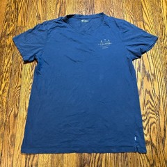 Fjallraven New York Graphic T-Shirt Men’s M Blue Cotton Outdoors Gorpcore